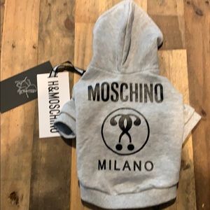 H&M Moschino Dog Hoodie New with Tags!